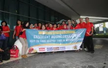 Excellent Business Visit Berangkat dan suasana di dalam bis