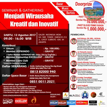 Seminar & Gathering ASPIKINDO & Komunitas EXCELLENT