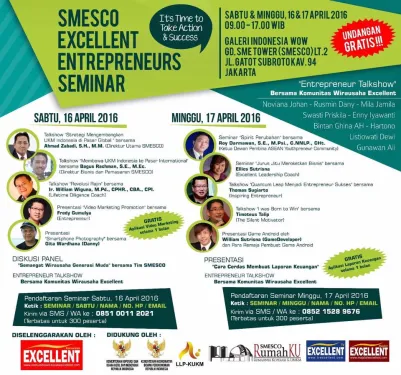 SMESCO EXCELLENT ENTREPRENEUR SEMINAR