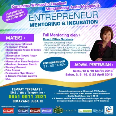 ENTREPRENEUR. MONITORING & INCUBATION