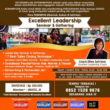 Excellent Leadership Seminar & Gathering. 