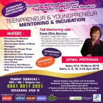 Workshop Teenpreneur & Youngpreneur. MENTORING & INCUBATION teenpreneuryoungpreneur2 b 51deb 2328 603