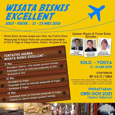 WISATA BISNIS EXCELLENT SOLO - YOGYA